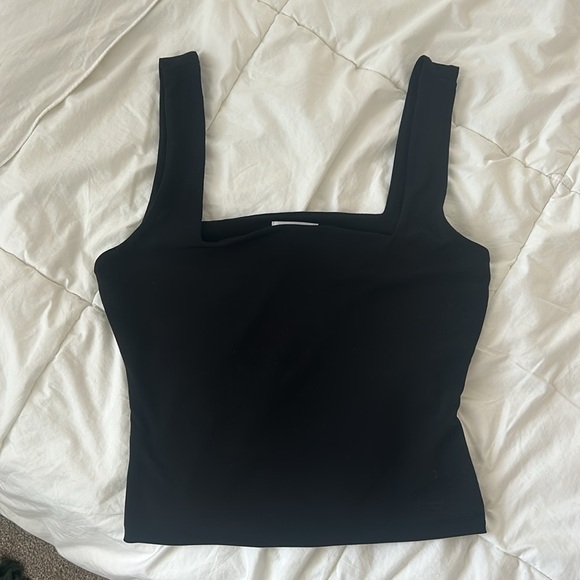 Nordstrom leith dressed up black tank - Picture 3 of 3